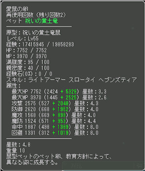 ステータス