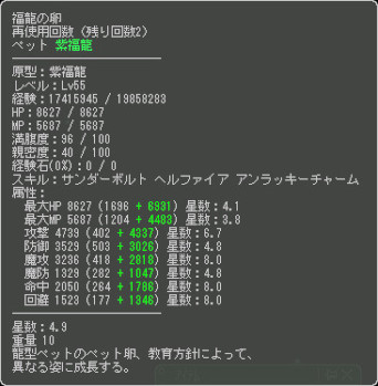 ステータス