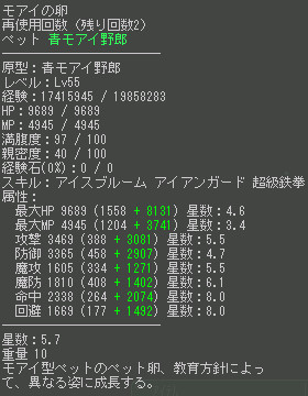 ステータス